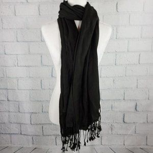 Pashmina Scarf/Shawl in Jet Black NEW
